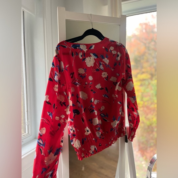 B.Young Long Sleeve Floral Blouse Top - Picture 4 of 5